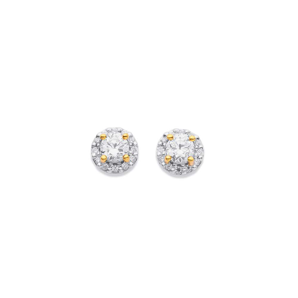 9ct cubic zirconia studs 9ct cubic zirconia studs