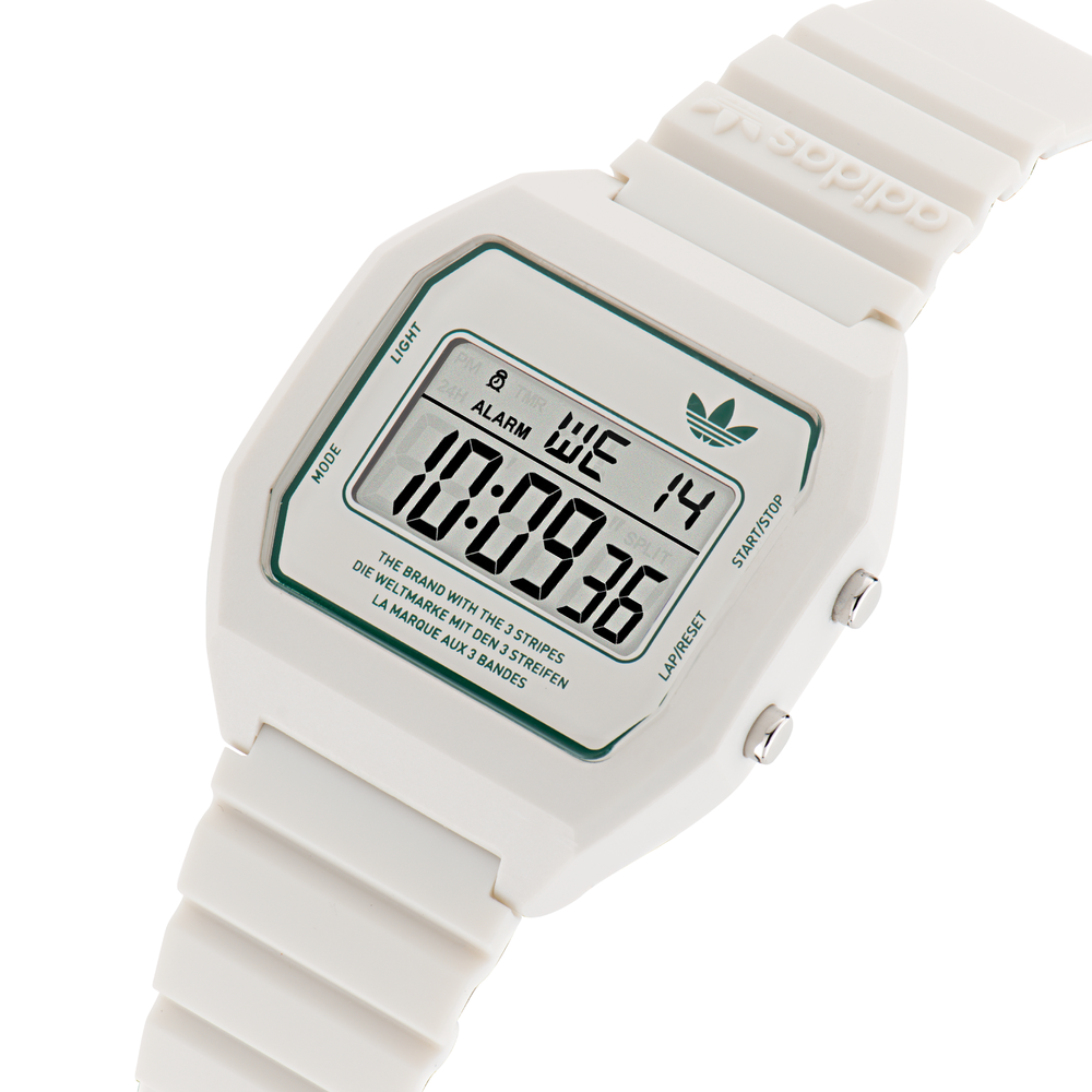 white digital adidas watches