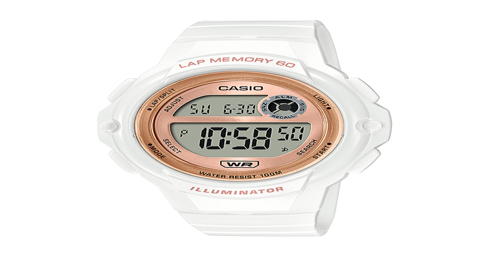 Casio Watch Lws1200h-7a2 in White | Goldmark (NZ)
