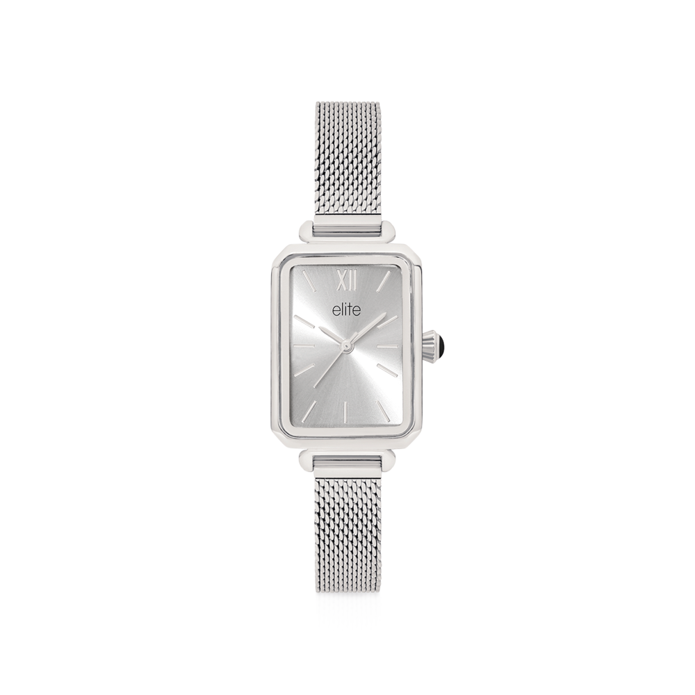 Ladies silver mesh watch on sale