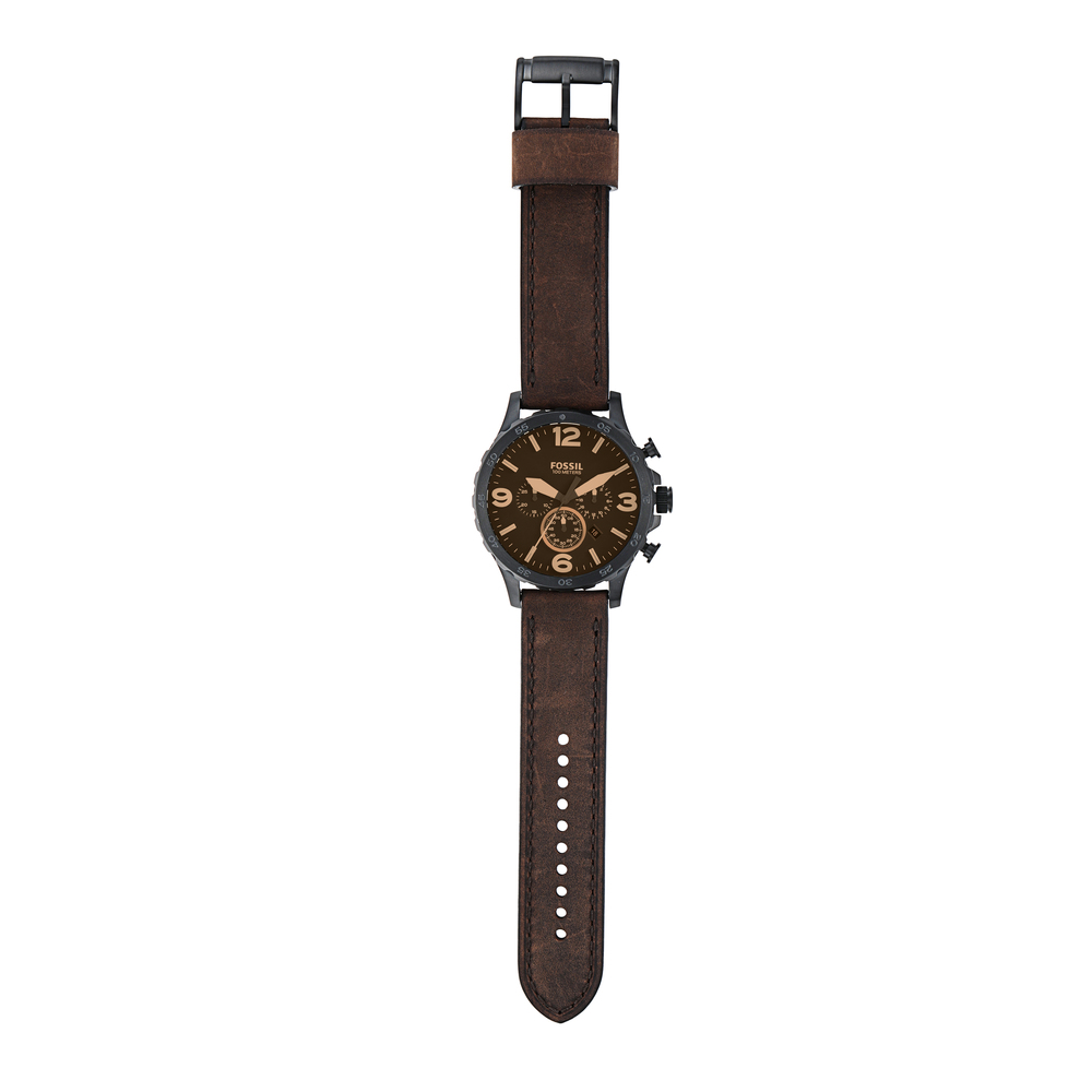 Fossil Nate Men's Watch in Black Goldmark (NZ)