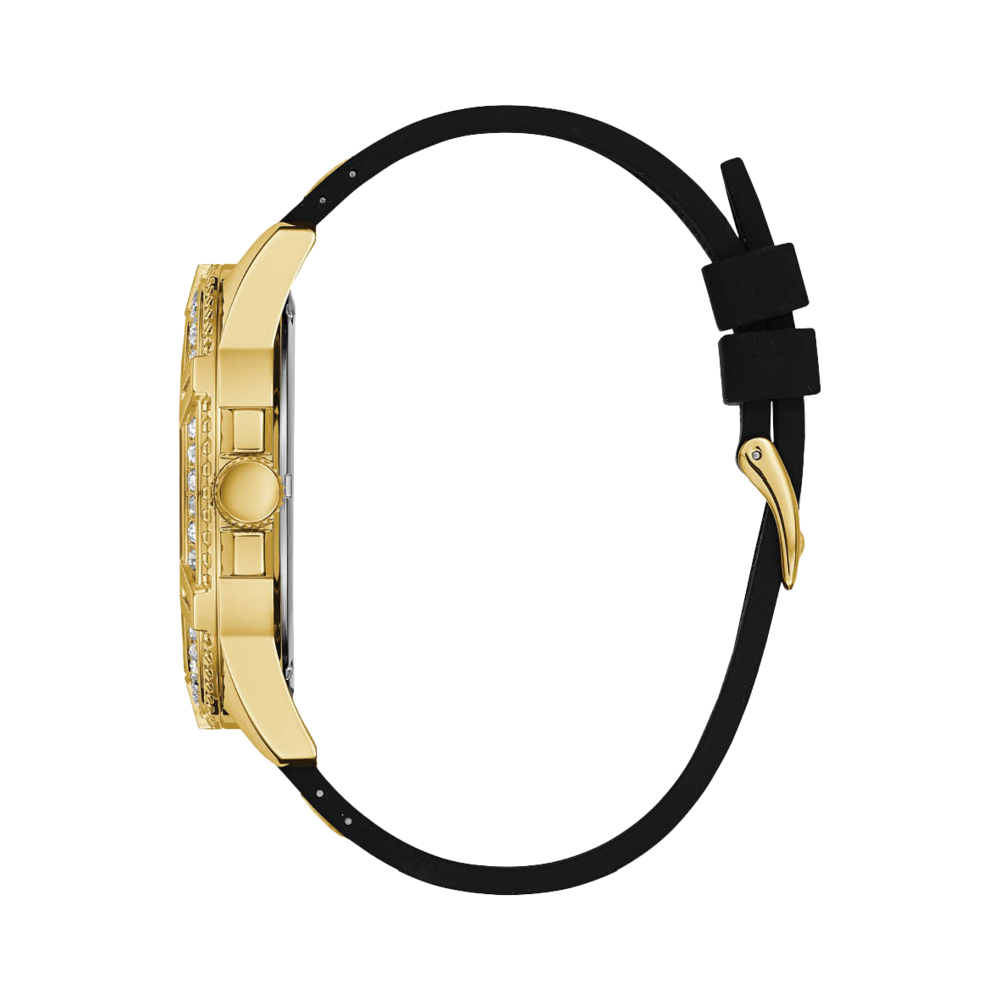 Guess Men s Frontier Watch in Black Goldmark NZ