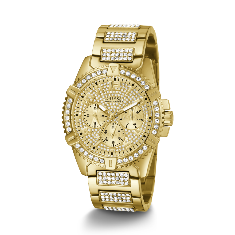 Gold Tone Guess Watch Guess Men display picture 1