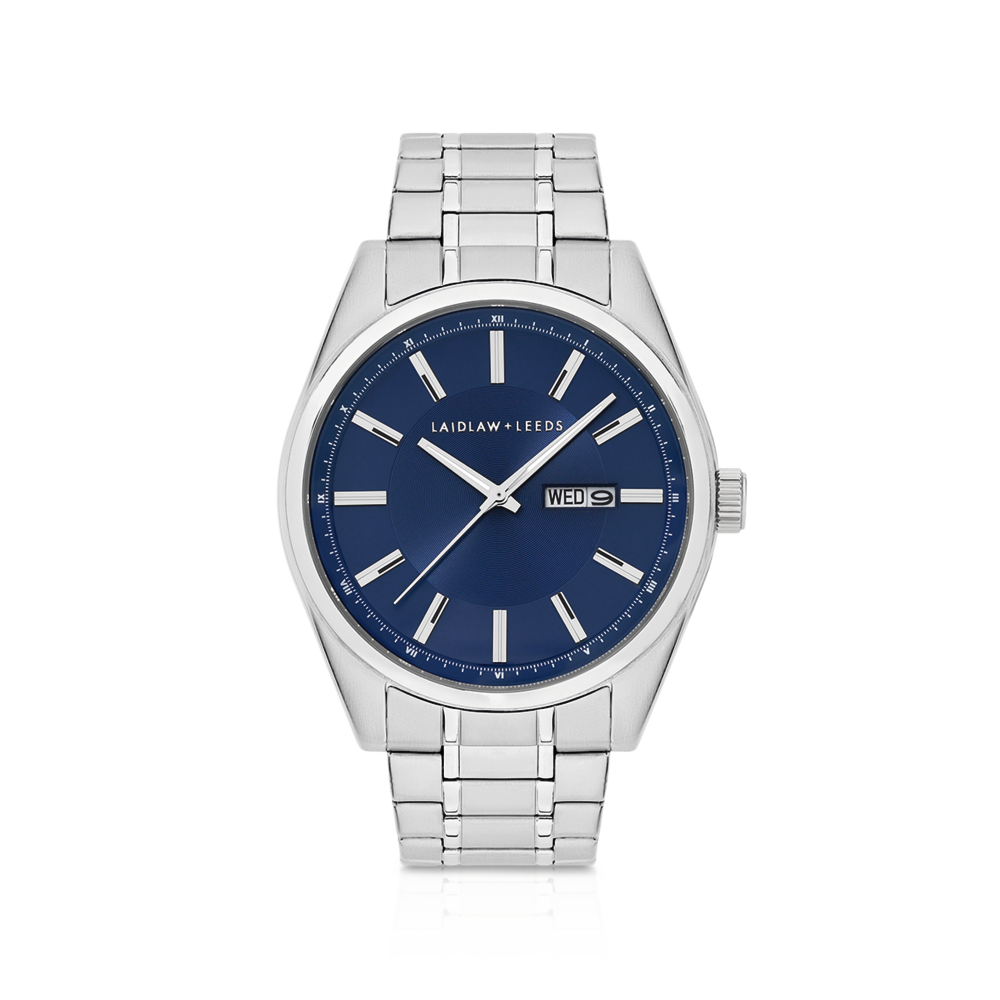 Laidlaw + Leeds Men's Watch 911442v3-c in Silver | Goldmark (NZ)