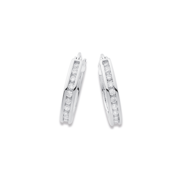 Goldmark silver hoop earrings Outlet
