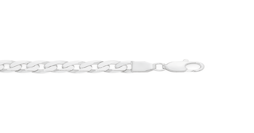 Sterling Silver 21cm Curb Bracelet Goldmark (NZ)