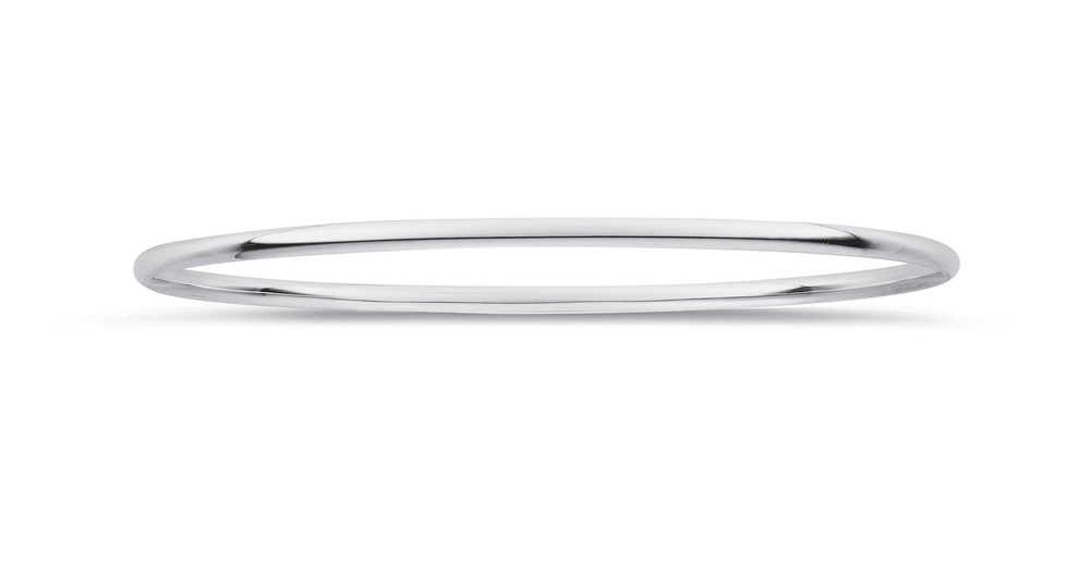 Sterling Silver 50mm Golf Bangle