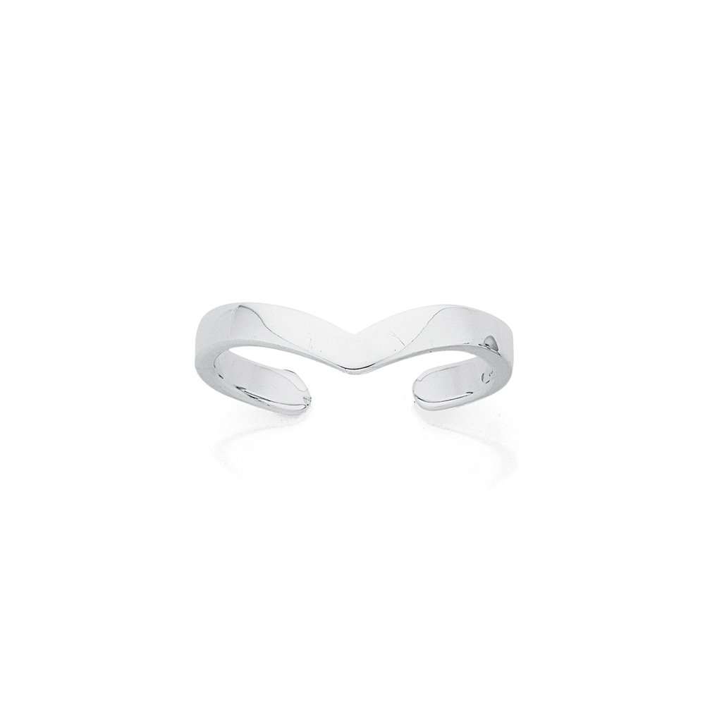 Chevron toe ring hotsell