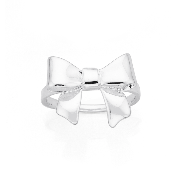 Sterling Silver Large Bow Ring Goldmark (NZ) - Main Image