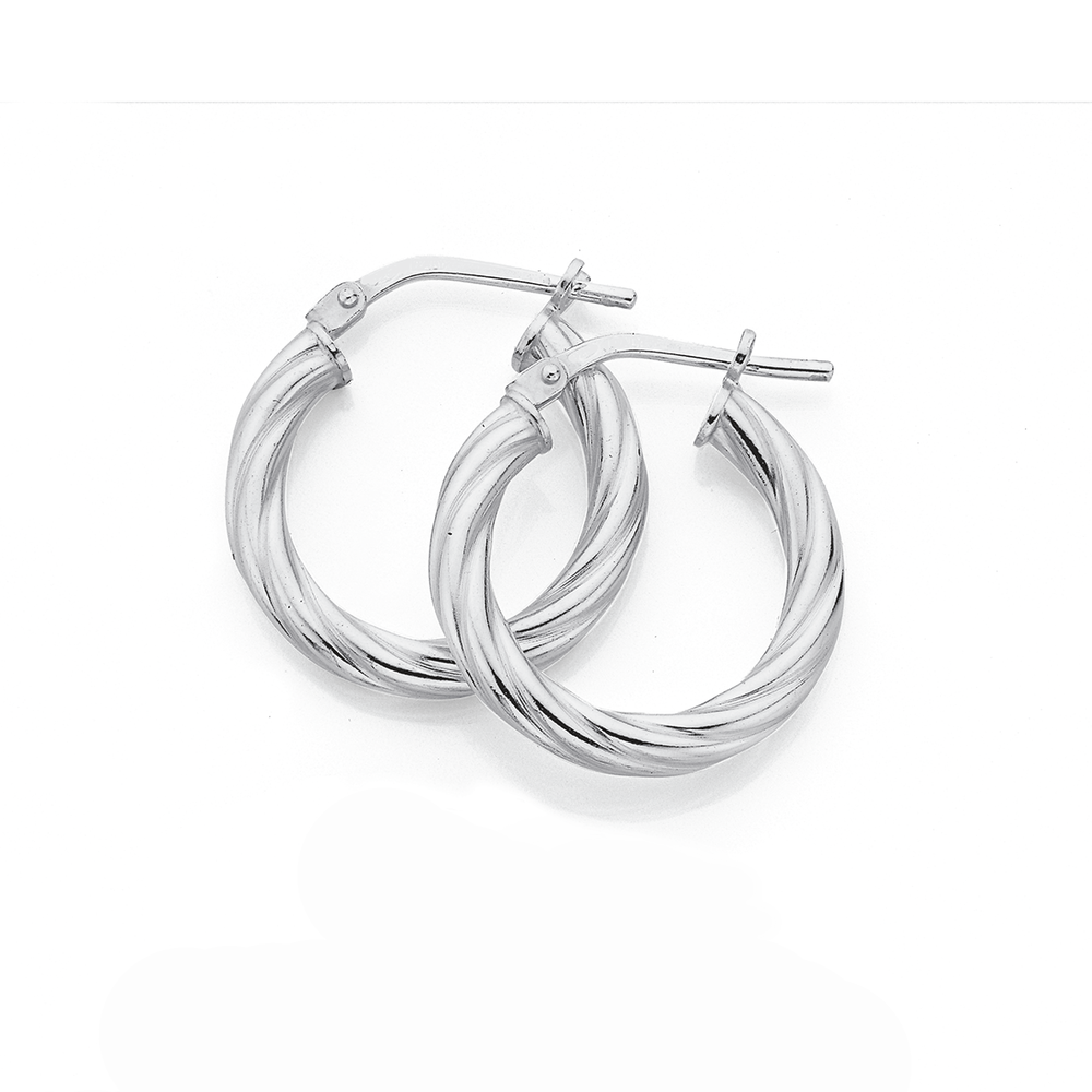 Lunar Crescent Hammered Silver Hoop Earrings for Sale – Body Mind & Soul  Houston