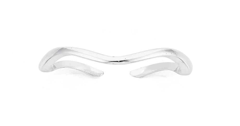 Sterling Silver Waves Toe Ring Goldmark (NZ)