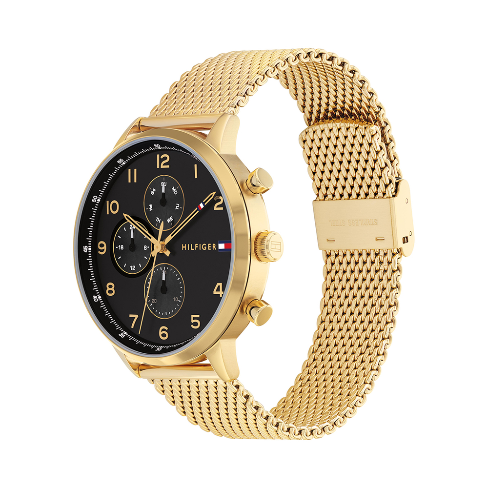 Tommy Hilfiger Leonard Men\'s Multifunction Watch in Gold | Goldmark (NZ)